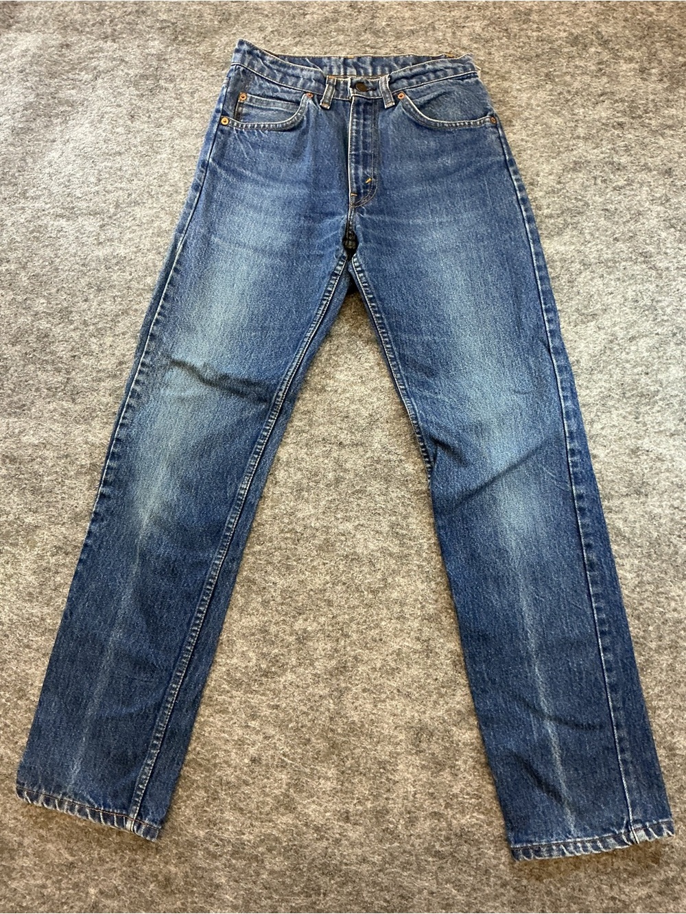 Levi’s Vintage Orange Tab Classic Blue High Waist Straight-Leg Jeans Size 29